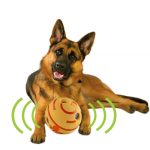 Dog Toy Fun Giggle Sounds Ball Pet Cat Dog Toys Silicon Jumping Interactive Toy Training Ball For Small Large Dogs